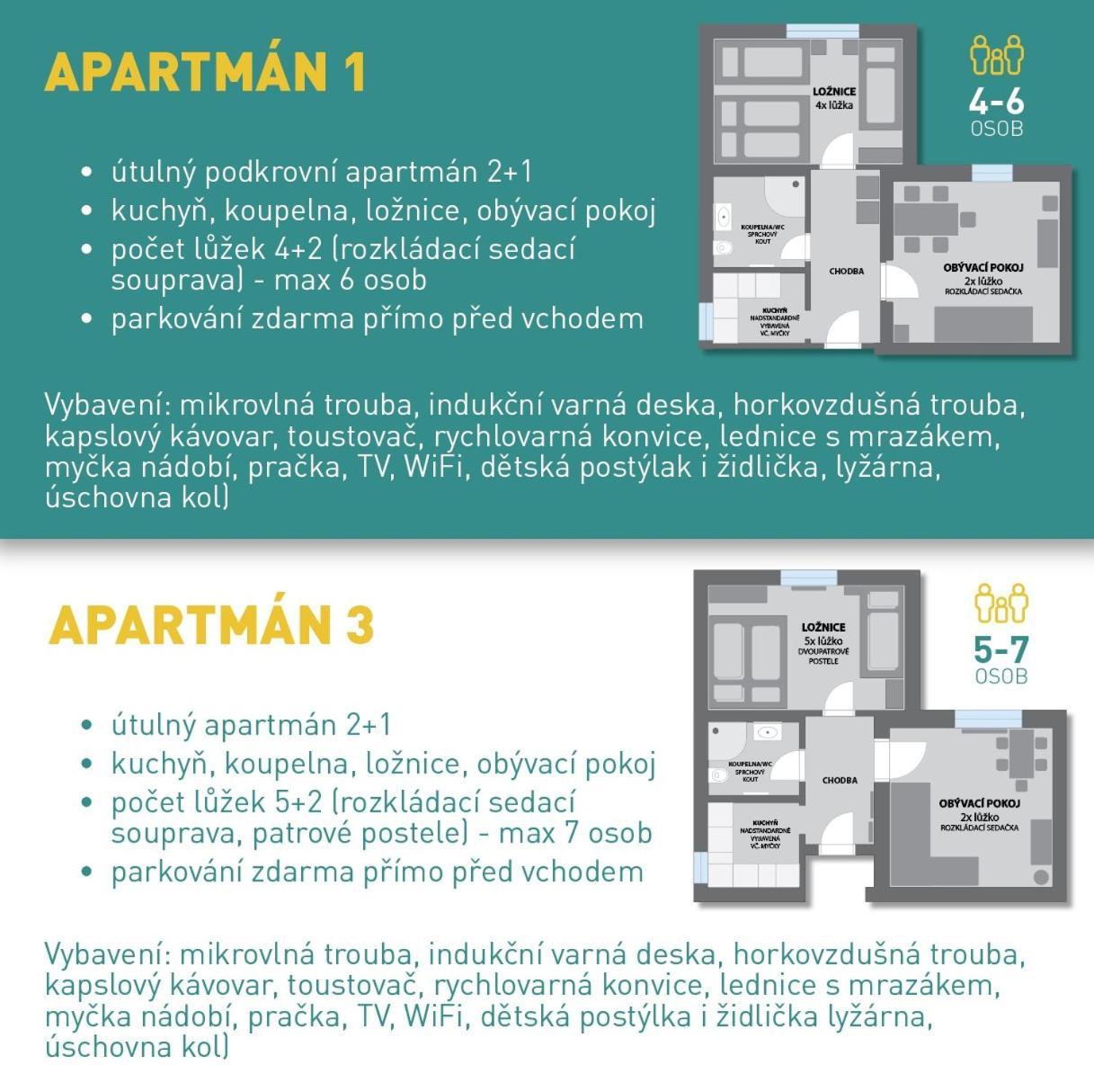 Apartmany Na Sjezdovce Sedloňov Exteriér fotografie